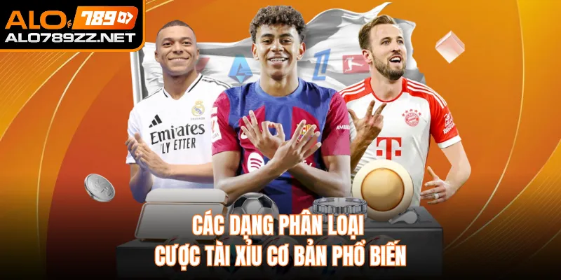 Các dạng phân loại cược tài xỉu cơ bản phổ biến