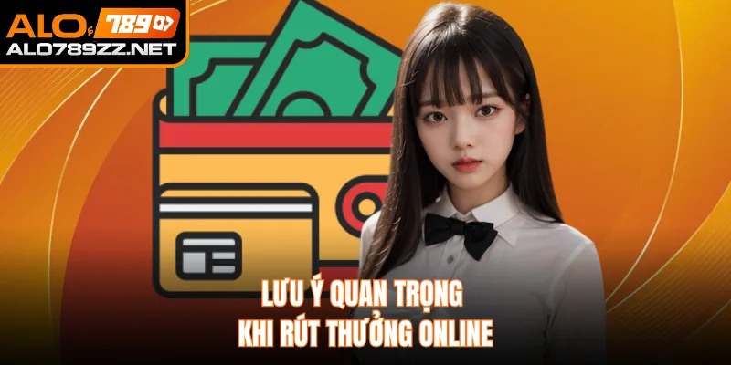 Lưu ý quan trọng khi rút thưởng online