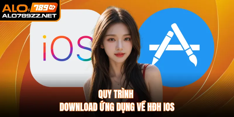 Quy trình download ứng dụng về HĐH IOS